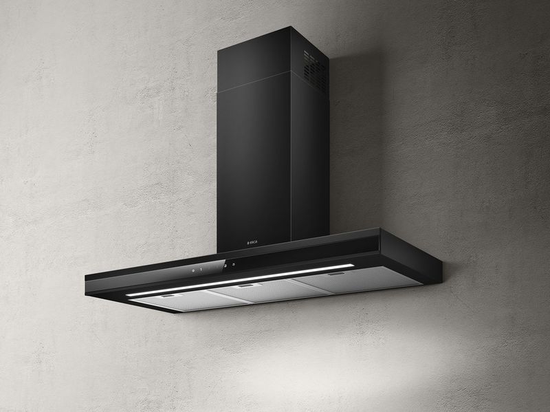 Elica ADÉLE BL MAT/A/60 wall hood black, PRF0182412. With a 5 year guarantee!