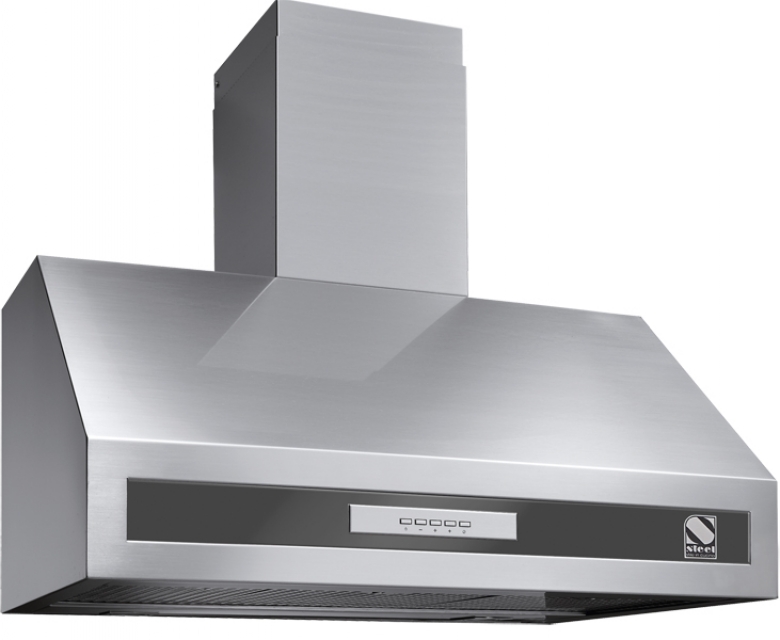 Steel Genesi 70 wall hood, anthracite, 70 cm, GK70AN, with 5 year guarantee!