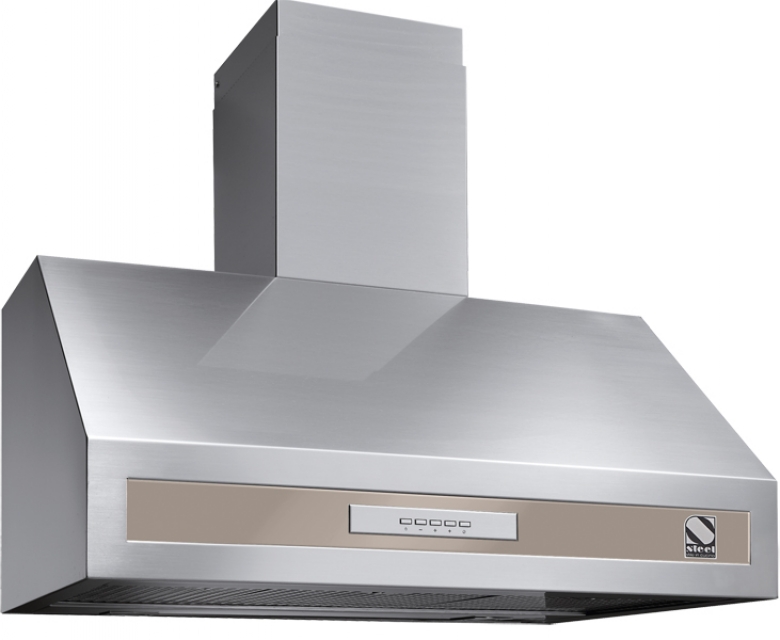 Steel Genesi 70 wall hood, Sabbia, 70 cm, GK70SA, with 5 year guarantee!