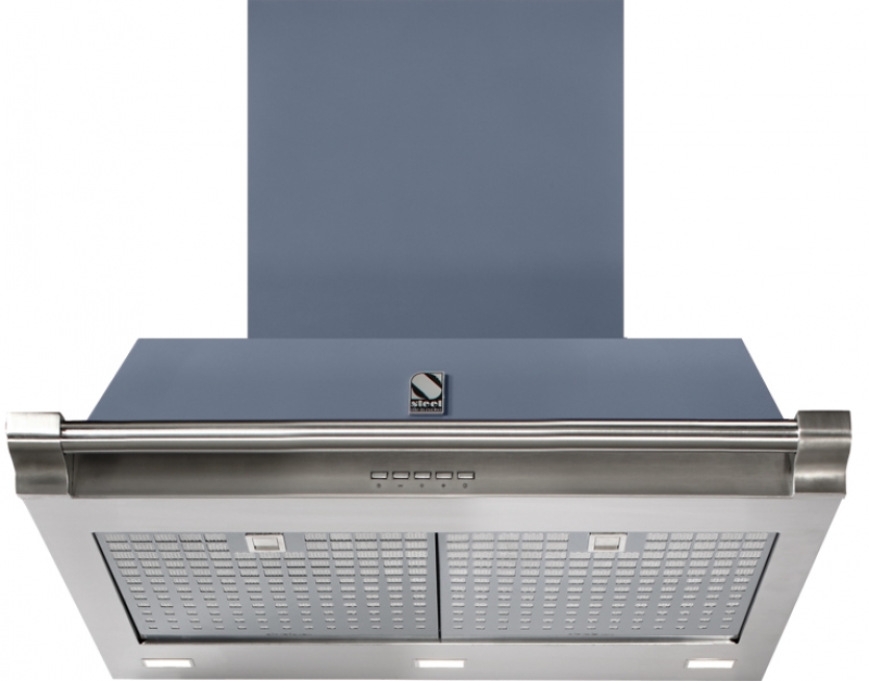 Steel Ascot 70 wall hood, Celeste, 70 cm, AKL70CE, with 5 year guarantee!