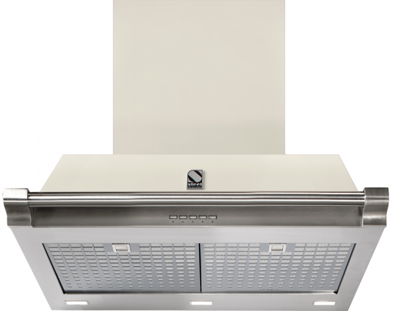 Steel Ascot 70 wall hood, Nuvola, 70 cm, AKL70NA, with 5 year guarantee!