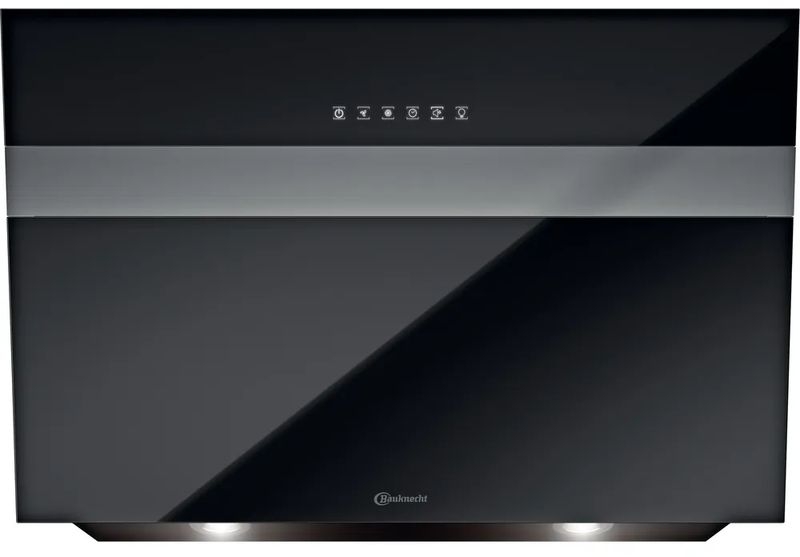 Bauknecht DBHVS 82 LT K/2, wall hood, black glass, 80 cm, EEK: A+, 5 year guarantee!