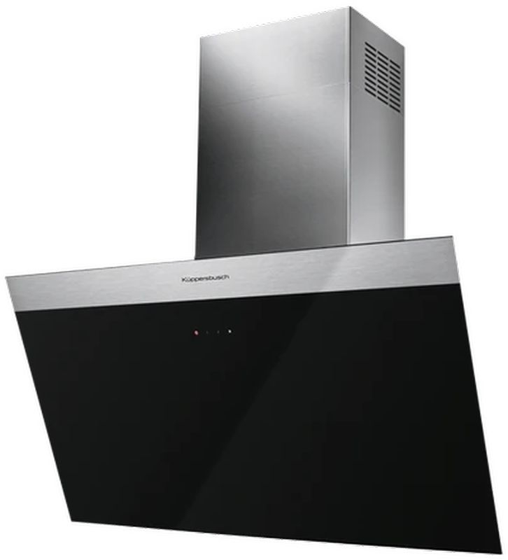 Küppersbusch DW 8500.1 S, angled hood 80 cm, black / stainless steel, EEK: A+, with 5 year guarantee!