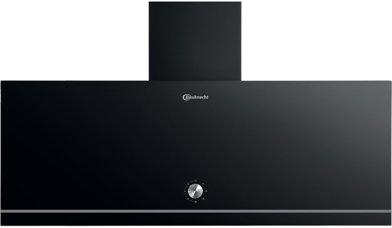 Bauknecht DBHVA 92F LM K, wall hood 90 cm, black glass, EEK: A, with 5 year guarantee!