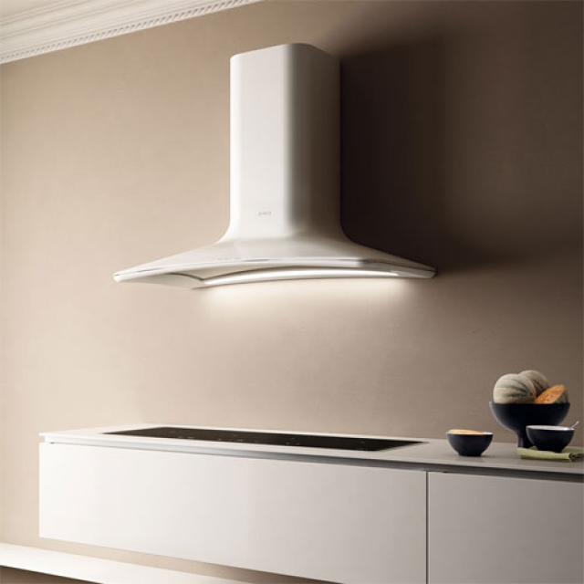 Elica Sweet WHITE/F/85 wall hood matt white, PRF0043030A. With a 5 year guarantee!