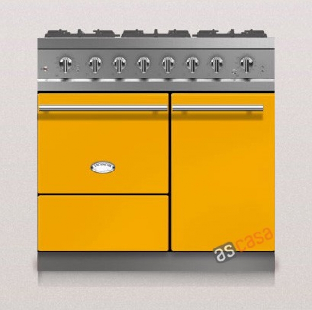 Lacanche Beaune Modern, cooking station, 90 cm, color Provence Yellow, with 5 year guarantee!