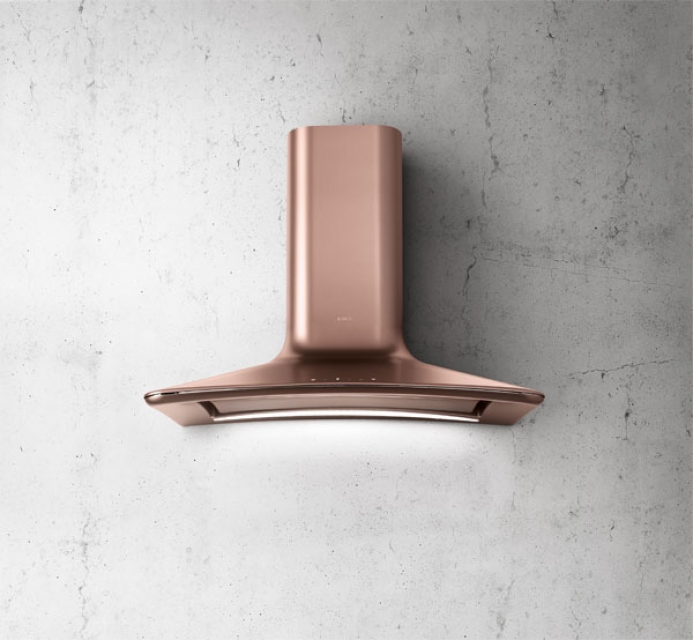 Elica Sweet COPPER/F/85 wall hood copper look, PRF0120672A. With a 5 year guarantee!