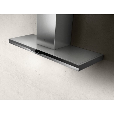 Elica Meteorite IX/A/90 wall hood stainless steel and black glass, PRF0147272. With a 5 year guarantee!