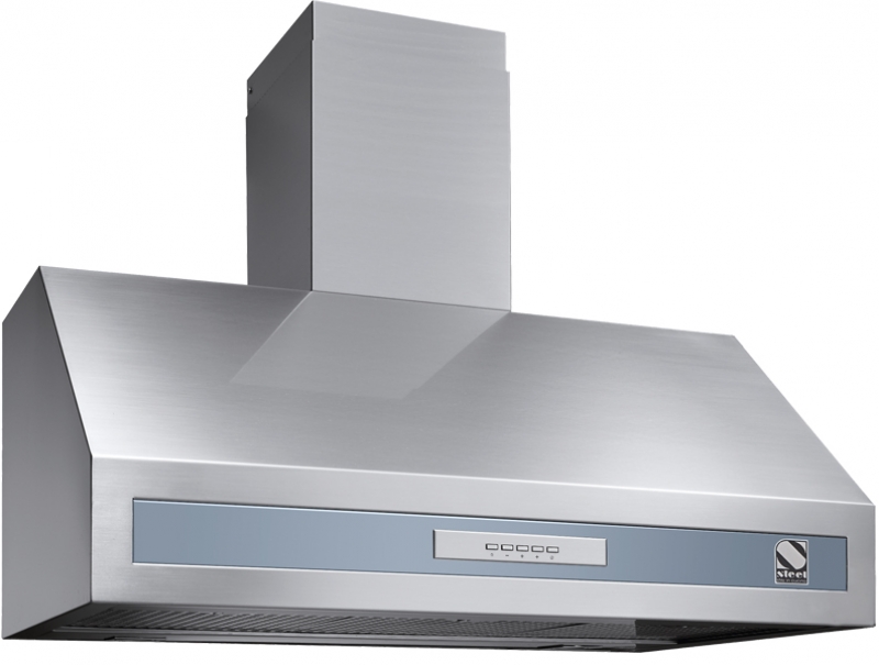 Steel Genesi 90 wall hood, Celeste, 90 cm, GK90CE, with 5 year guarantee!