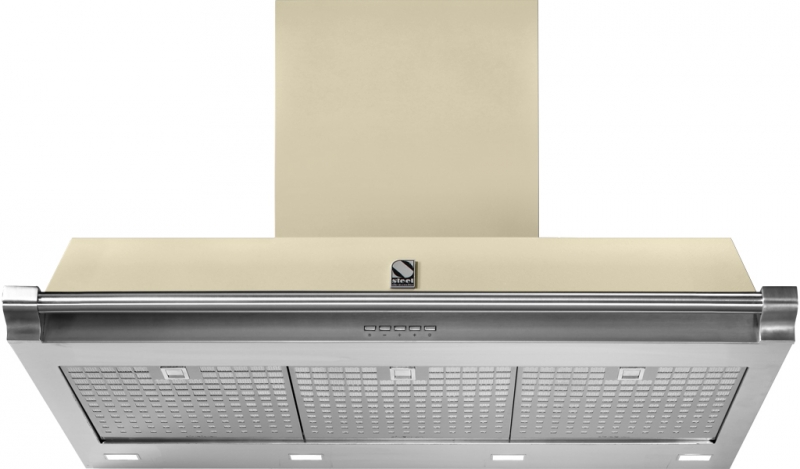 Steel Ascot 90 wall hood, Crema, 90 cm, AKL90CR, with 5 year guarantee!