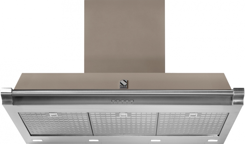 Steel Ascot 90 wall hood, Sabbia, 90 cm, AKL90SA, with 5 year guarantee!