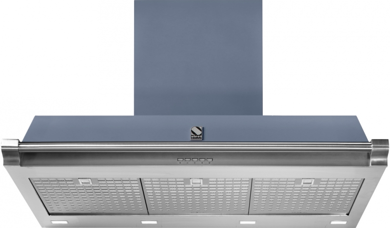 Steel Ascot 90 wall hood, Celeste, 90 cm, AKL90CE, with 5 year guarantee!