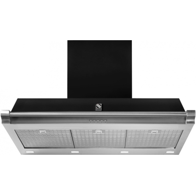 Steel Oxford 90 wall hood, color black, 90 cm, XK90BA, with 5 year guarantee!