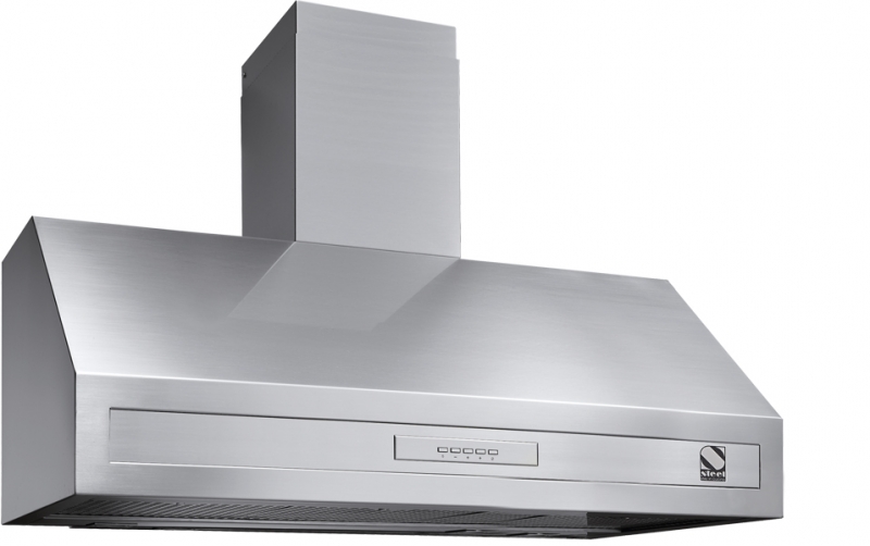 Steel Genesi 100 wall hood, stainless steel, 100 cm, GK100SS, with 5 year guarantee!