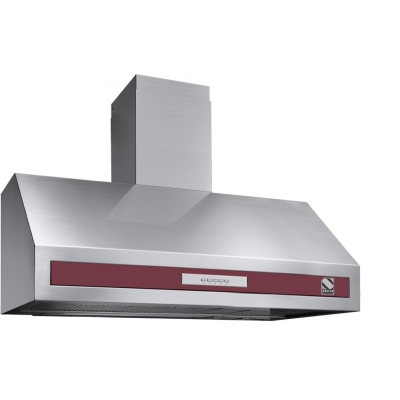 Steel Genesi 100 wall hood, Bordeaux red, 100 cm, GK100BR, with 5 year guarantee!
