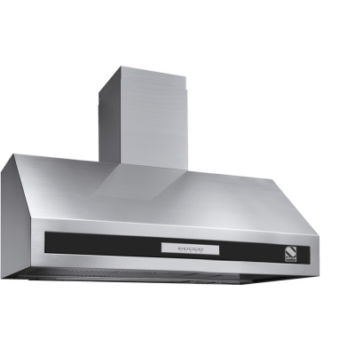 Steel Genesi 100 wall hood, black, 100 cm, GK100BA, with 5 year guarantee!