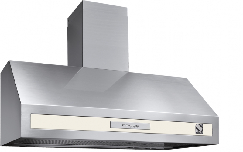 Steel Genesi 100 wall hood, Nuvola, 100 cm, GK100NA, with 5 year guarantee!