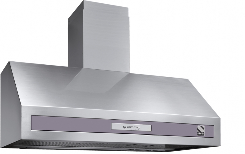 Steel Genesi 100 wall hood, Ametista, 100 cm, GK100AA, with 5 year guarantee!