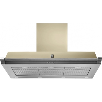 Steel Ascot 100 wall hood, Crema, 100 cm, AKL100CR, with 5 year guarantee!