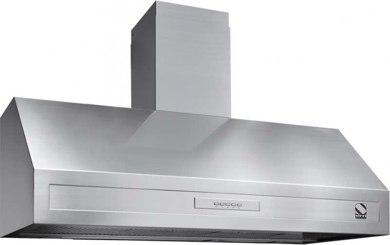 Steel Genesi 120 wall hood, stainless steel, 120 cm, GK120SS, with 5 year guarantee!