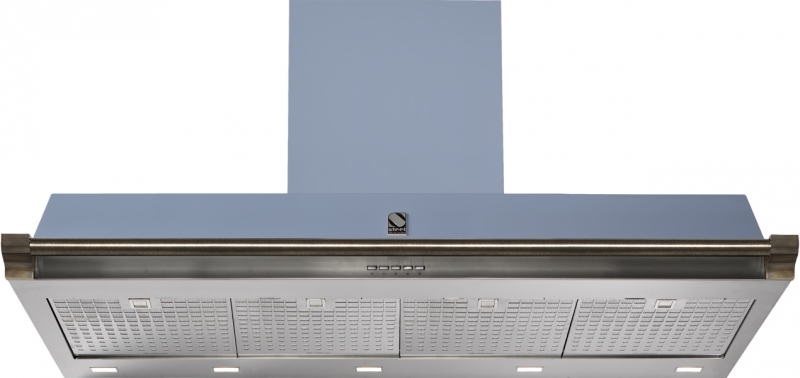 Steel Ascot 120 wall hood, Celeste, 120 cm, AKL120CE, with 5 year guarantee!