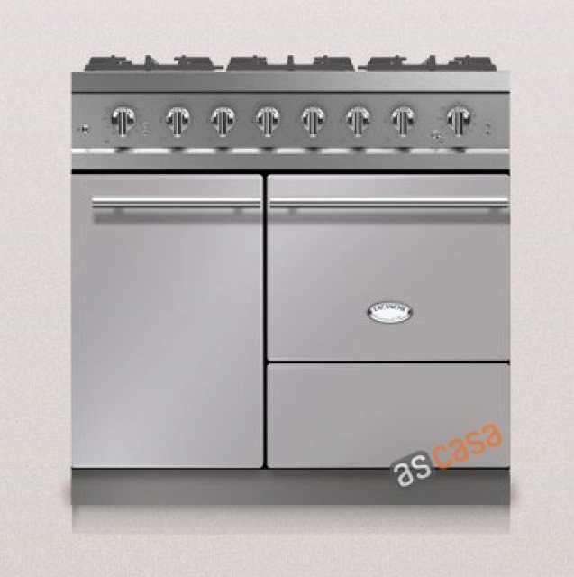 Lacanche Bussy Modern, cooking station, 90 cm, color stainless steel, with 5 year guarantee!