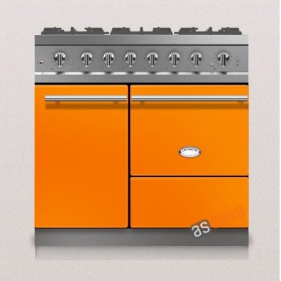 Lacanche Bussy Modern, küpsetusjaam, 90 cm, värv mandariin, garantiiga 5 aastat!