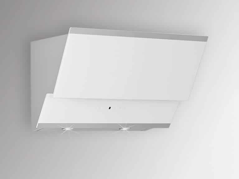 Silverline Zenith ZEW 600 WE stainless steel/white glass 60 cm headroom hood. With a 5 year guarantee!