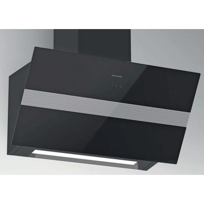 Silverline Bold BOW 600 S must mustast klaasist pearuumi kapuuts, 60 cm. 5 aastase garantiiga!