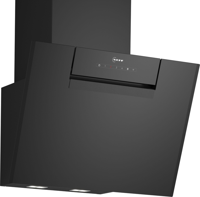 Neff D65IFN1S0, wall panel, black clear glass, 60 cm, EEK: A+, with 5 year guarantee!