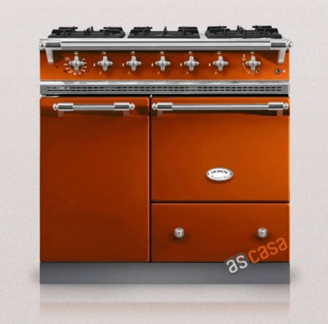 Lacanche Bussy Classic, cooking station, 90 cm, color terracotta, with 5 year guarantee!