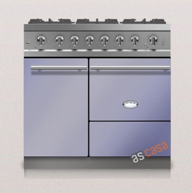 Lacanche Bussy Modern, cooking station, 90 cm, color Porto Blue, with 5 year guarantee!