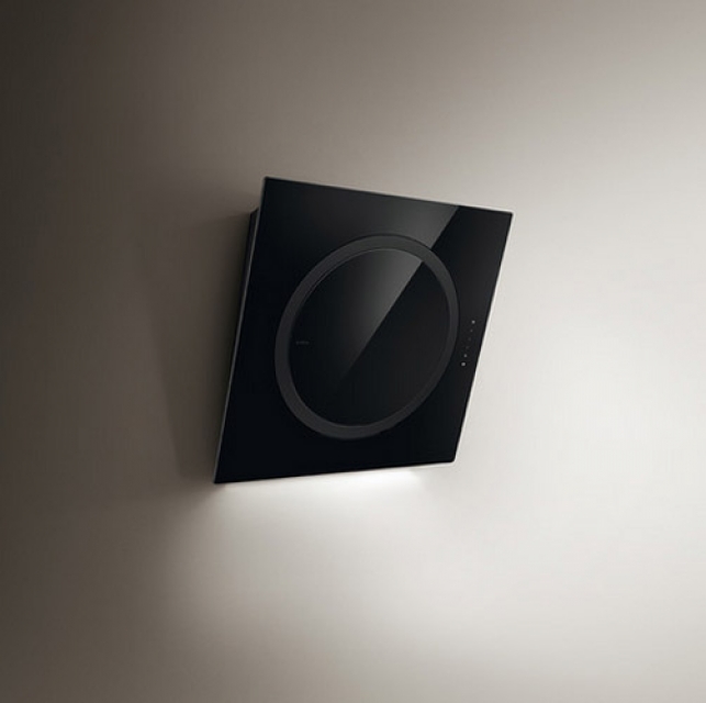 Elica Om Air BL/F/75 wall hood black, PRF0094744. With a 5 year guarantee!