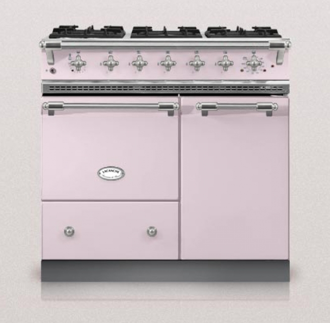 Lacanche Beaune Classic, cooking station, 90 cm, color rose quartz, with 5 year guarantee!