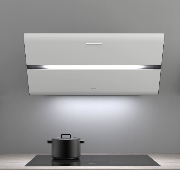 berbel Smartline BKH 80 ST W P, headroom hood white, 1040117, recirculated air, permalyt filter, 7 YEAR WARRANTY!