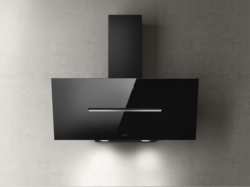 Elica SHY-S BL/A/90 wall hood black, PRF0166933. With a 5 year guarantee!