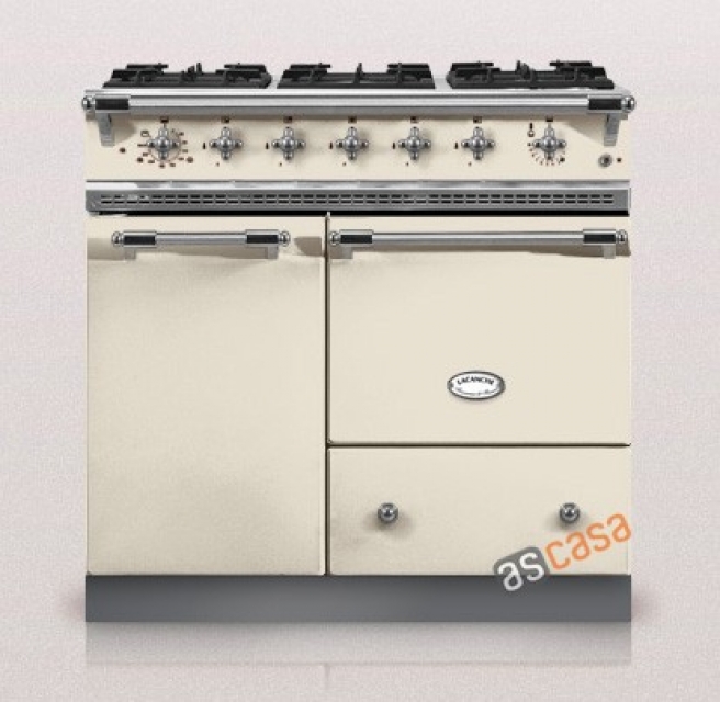 Lacanche Bussy Classic, cooking station, 90 cm, color ivory, with 5 year guarantee!