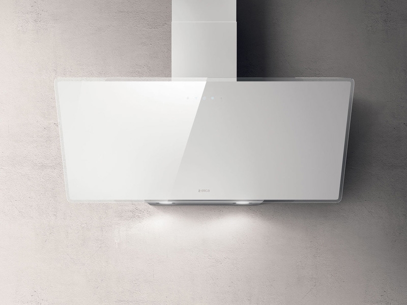 Elica SHIRE WH/A/90 wall hood white, PRF0119828A. With a 5 year guarantee!