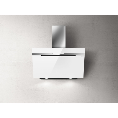 Elica Majestic WH/A/90 seinakubu roostevabast terasest ja valgest klaasist, PRF0124236A. 5 aastase garantiiga!