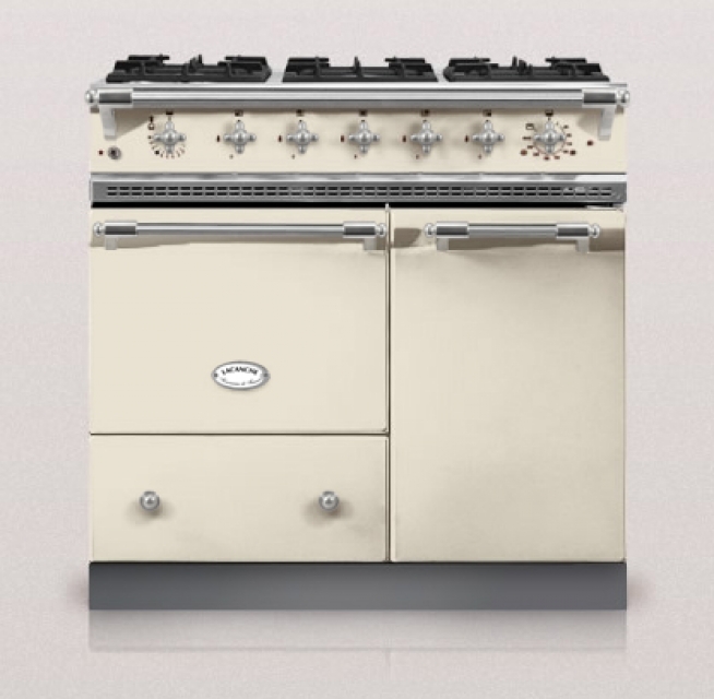 Lacanche Beaune Classic, cooking station, 90 cm, color ivory, with 5 year guarantee!