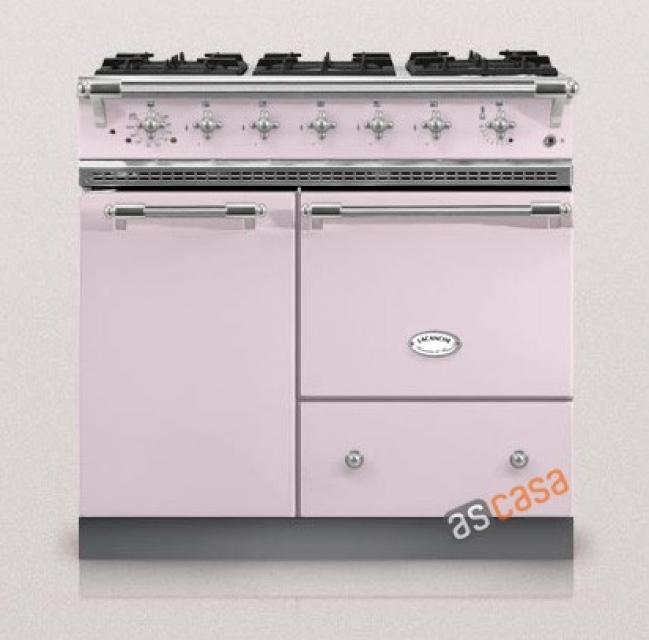 Lacanche Bussy Classic, cooking station, 90 cm, color rose quartz, with 5 year guarantee!