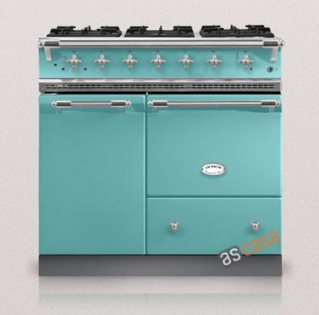 Lacanche Bussy Classic, cooking station, 90 cm, color coral blue, with 5 year guarantee!