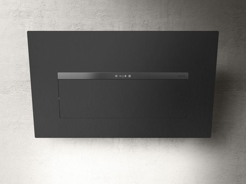 Elica BLOOM-S DEKT/A/85 wall hood black Sirius Dekton, PRF0164475. With a 5 year guarantee!