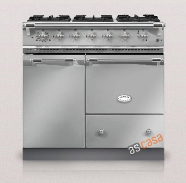 Lacanche Bussy Classic, cooking station, 90 cm, color stainless steel, with 5 year guarantee!