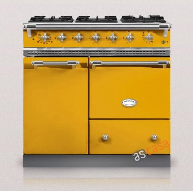 Lacanche Bussy Classic, cooking station, 90 cm, color Provence Yellow, with 5 year guarantee!