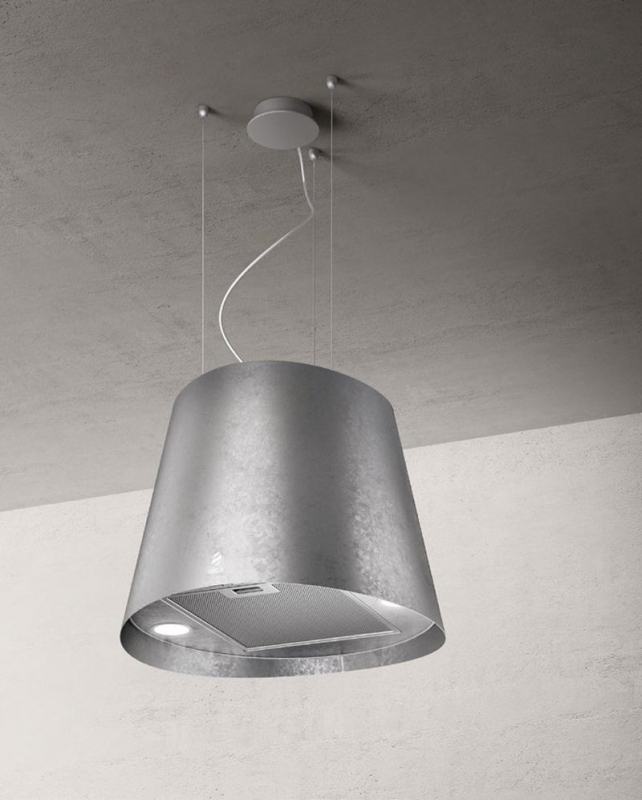 Elica JUNO URBAN CAST IRON/F/50 island hood cast iron look, PRF0147728B. With a 5 year guarantee!