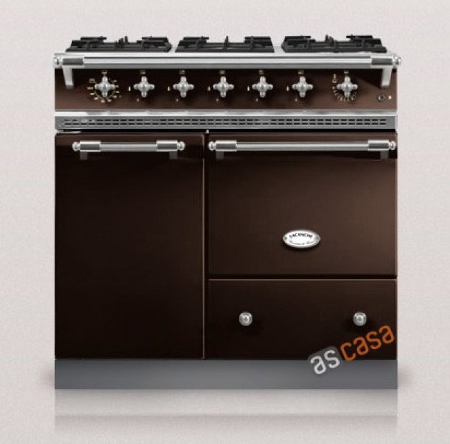 Lacanche Bussy Classic, cooking station, 90 cm, color chocolate, with 5 year guarantee!