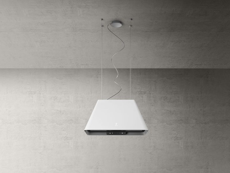 Elica IKONA LIGHT WH/F/60 island hood, white, PRF0165083. With a 5 year guarantee!