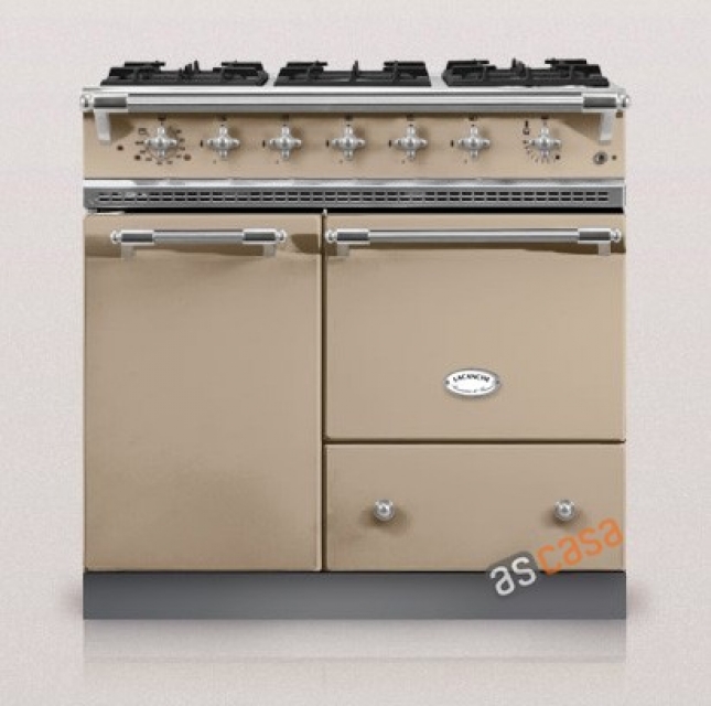 Lacanche Bussy Classic, cooking station, 90 cm, color almond cream, with 5 year guarantee!