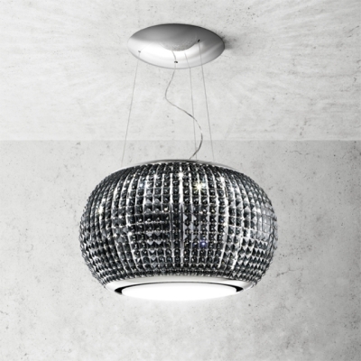 Островная вытяжка Elica Interstellar BL/F/65, нержавеющая сталь и черное стекло, PRF0151809. С гарантией 5 лет!